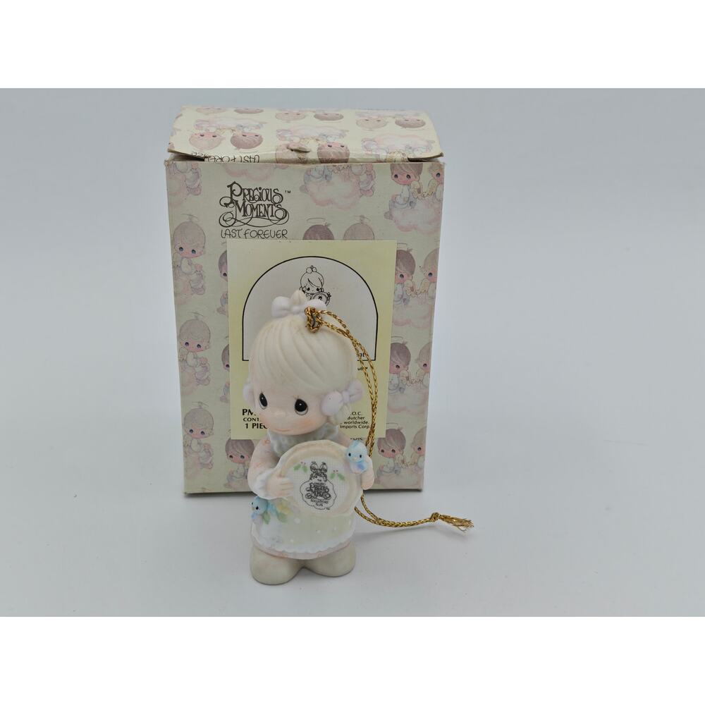 Precious Moments Birds Of A Feather Collect Together 1986 Enesco PM864 Ornament